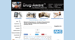 Desktop Screenshot of drug-aware.com